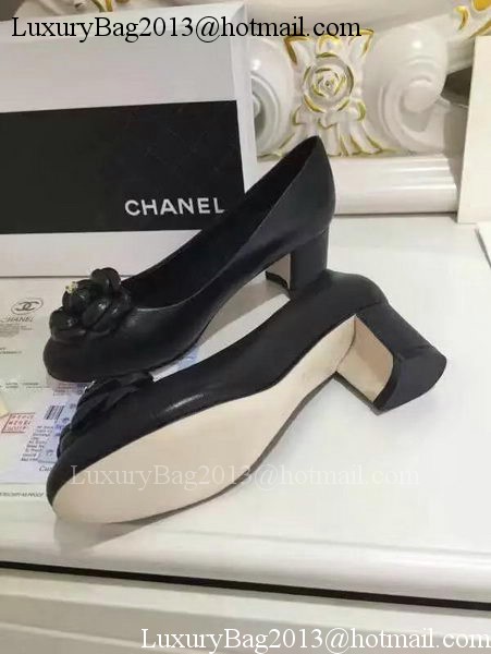 Chanel Sheepskin Leather 50mm Pump CH2075 Royal