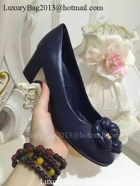 Chanel Sheepskin Leather 50mm Pump CH2075 Royal