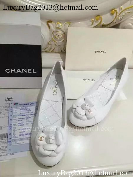 Chanel Sheepskin Leather 50mm Pump CH2075 White