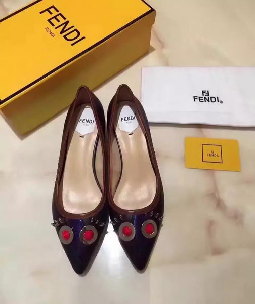 Fendi Ballerina Leather FD173 Black