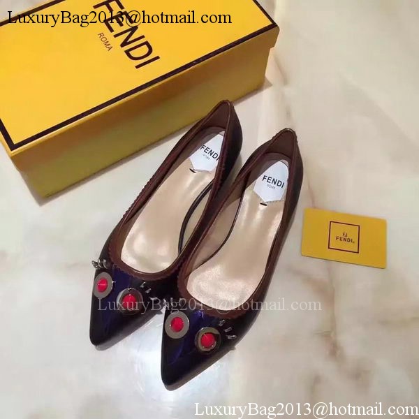 Fendi Ballerina Leather FD173 Black