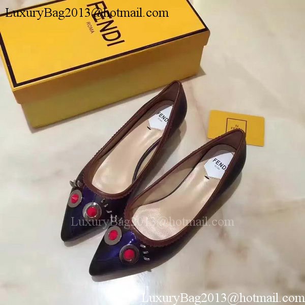 Fendi Ballerina Leather FD173 Black