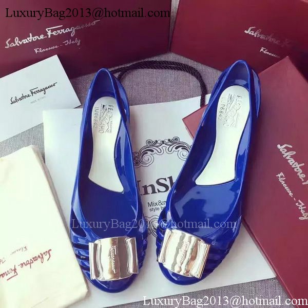 Ferragamo Ballerina FL935 Blue