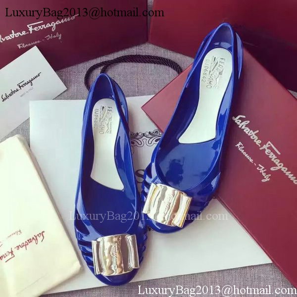 Ferragamo Ballerina FL935 Blue