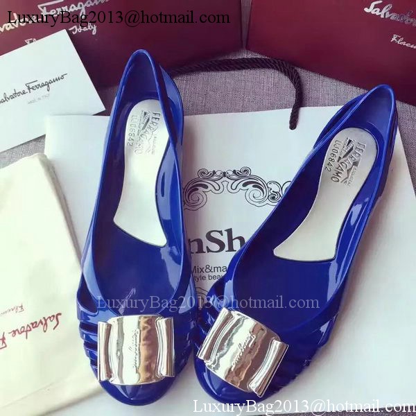 Ferragamo Ballerina FL935 Blue