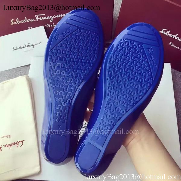 Ferragamo Ballerina FL935 Blue