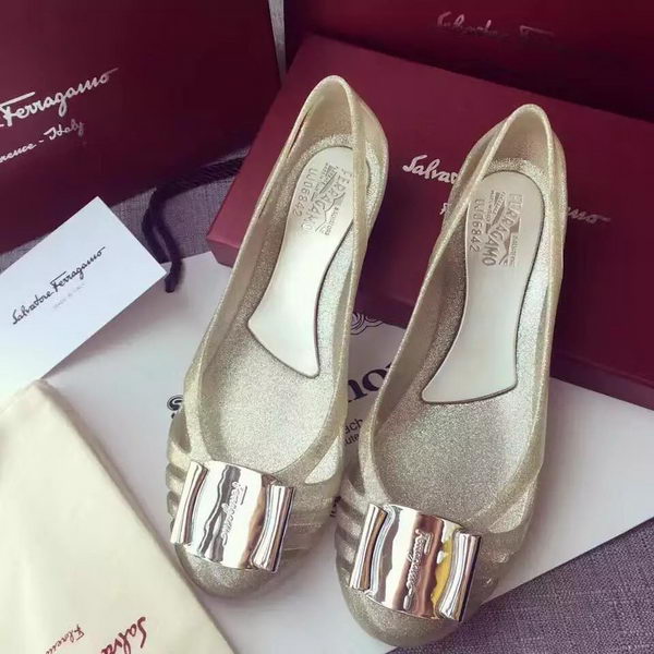 Ferragamo Ballerina FL935 Light Gold