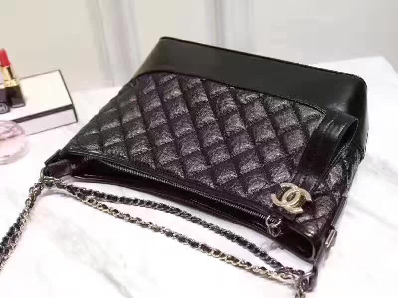 Chanel Shoulder Bag Sheepskin Leather A843567 Black 