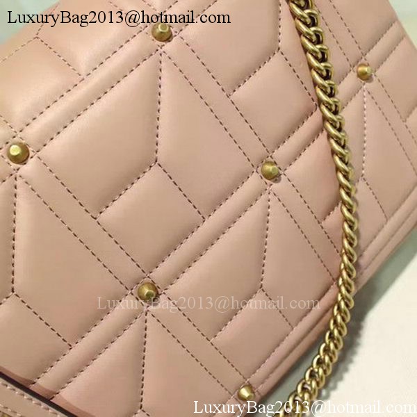 Gucci GG Marmont Mmatelasse Shoulder Bag 443496 Pink