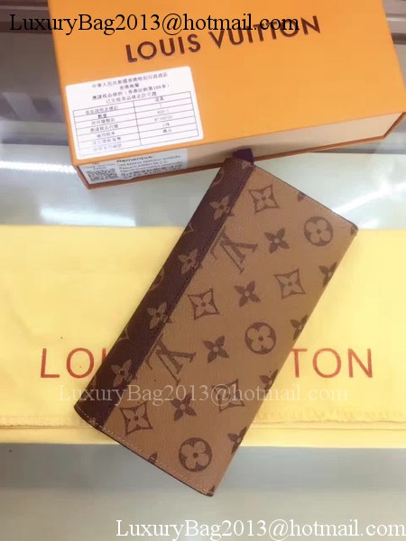 Louis Vuitton Monogram Canvas Emilie Wallet M60136 Red