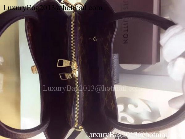 Louis Vuitton Monogram Canvas Tote Bag M42562 Black