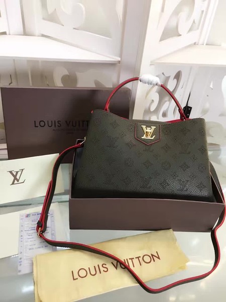 Louis Vuitton Monogram Leather Tote Bag M42126 Green