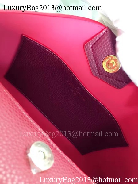 Louis Vuitton Monogram Leather Tote Bag M42126 Wine