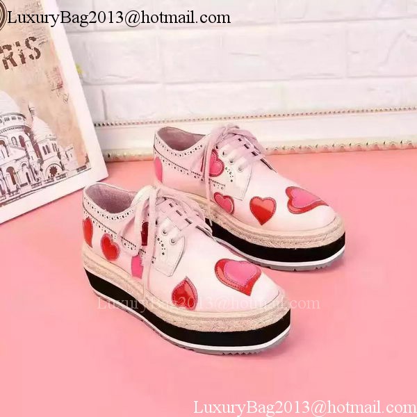 Prada Leather Casual Shoes PD729 Pink