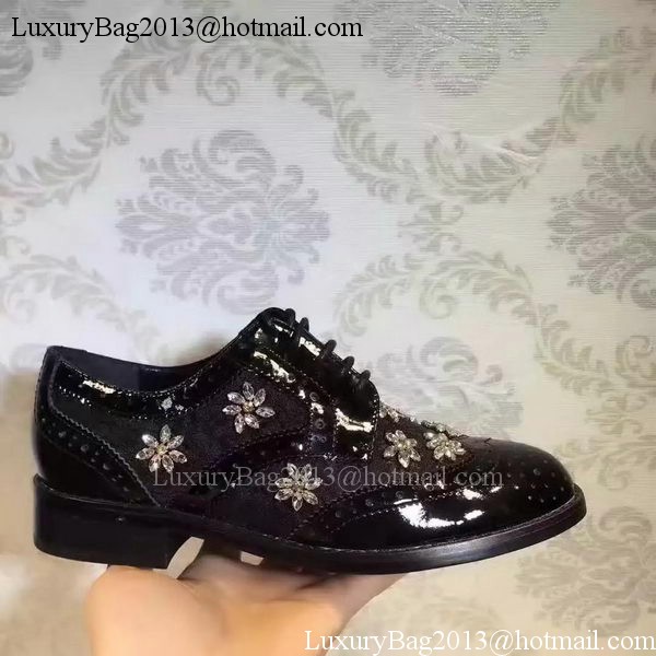 Prada Leather Casual Shoes PD730 Black