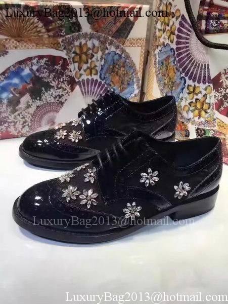 Prada Leather Casual Shoes PD730 Black