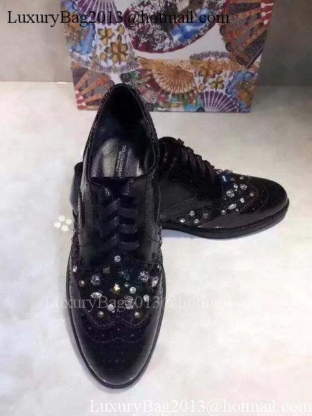 Prada Leather Casual Shoes PD732 Black