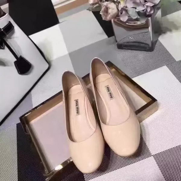 miu miu Leather 50mm Pump MM548 Apricot