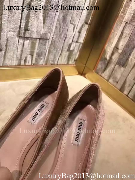 miu miu Suede Leather 60mm Pump MM547 Brown