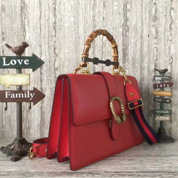 Gucci Now Bamboo Shopper Bag 421999A Red