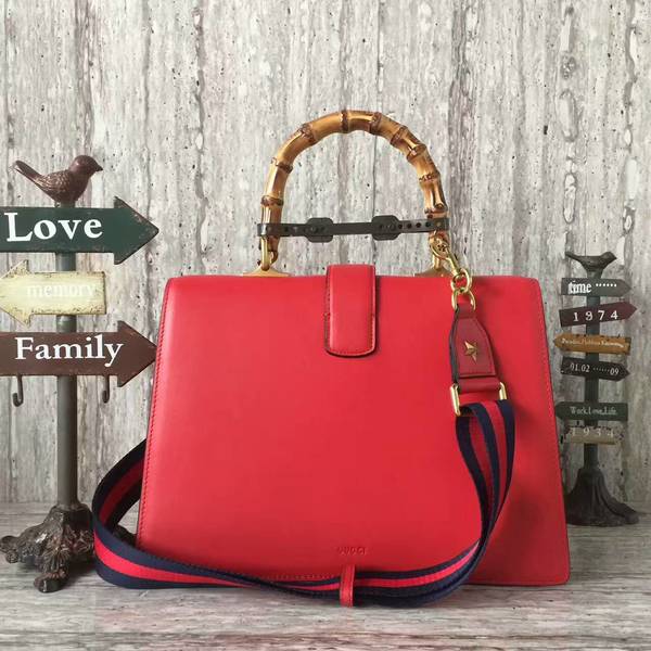 Gucci Now Bamboo Shopper Bag 421999A Red