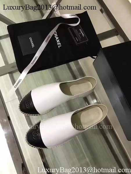 Chanel Casual Shoes Leather CH2080 White