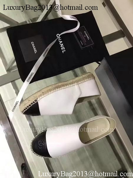 Chanel Casual Shoes Leather CH2080 White