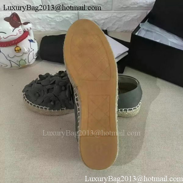 Chanel Casual Shoes Leather CH2084 Grey