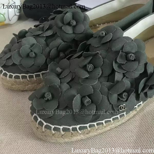 Chanel Casual Shoes Leather CH2084 Grey