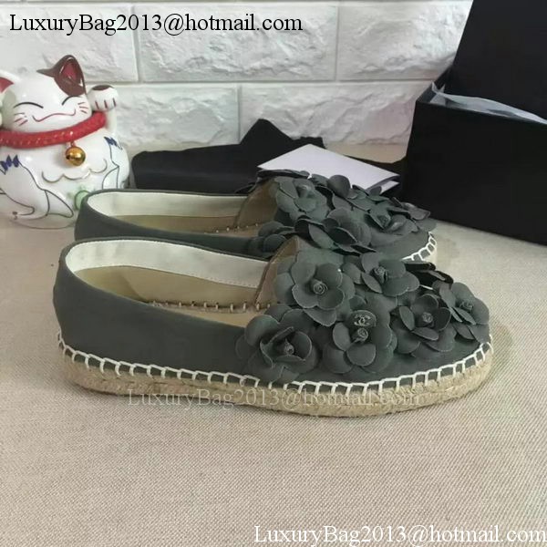 Chanel Casual Shoes Leather CH2084 Grey