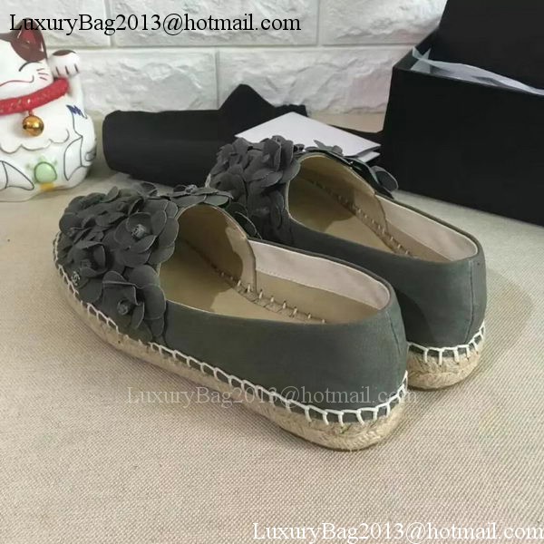 Chanel Casual Shoes Leather CH2084 Grey