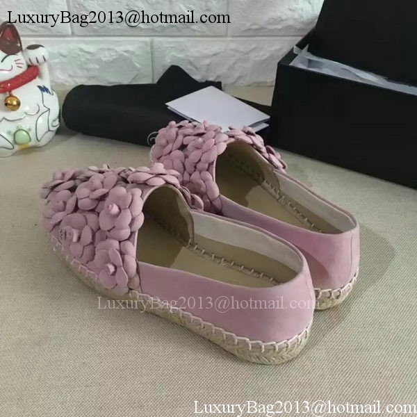 Chanel Casual Shoes Leather CH2084 Pink