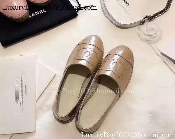 Chanel Casual Shoes Leather CH2089 Apricot