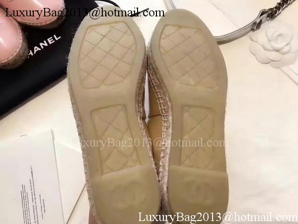 Chanel Casual Shoes Leather CH2089 Apricot