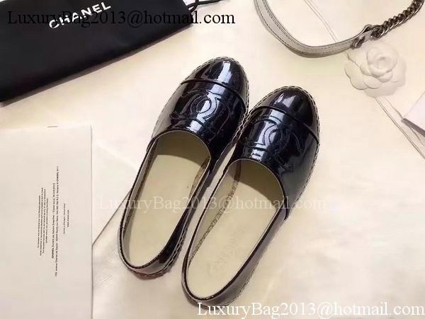 Chanel Casual Shoes Leather CH2089 Black