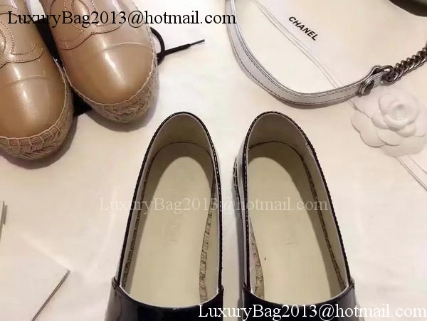 Chanel Casual Shoes Leather CH2089 Black