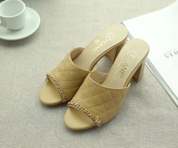 Chanel Sandal Leather CH2095 Apricot