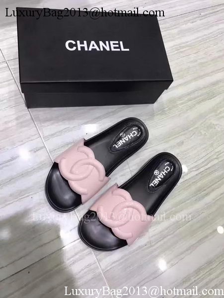 Chanel Slipper Leather CH2091 Pink