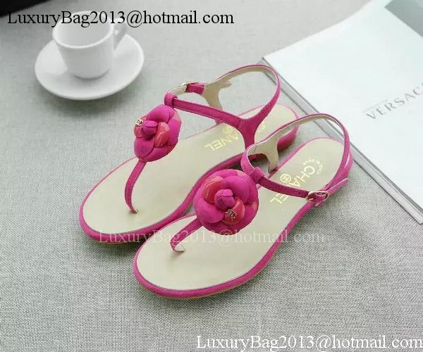 Chanel Slipper Leather CH2096 Rose