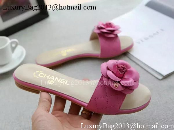 Chanel Slipper Leather CH2098 Rose