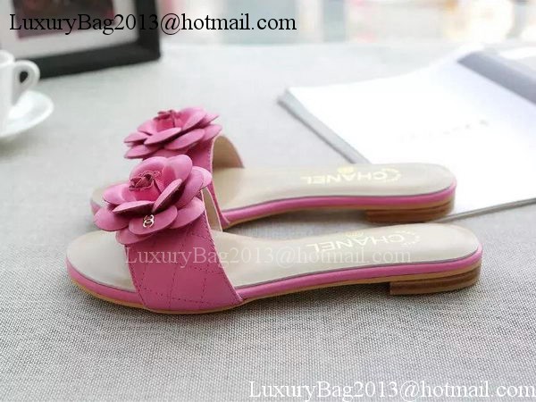 Chanel Slipper Leather CH2098 Rose