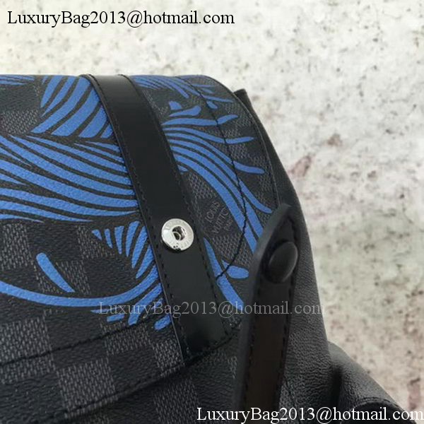 Louis Vuitton Damier Graphite Canvas CHRISTOPHER PM N43435 Blue