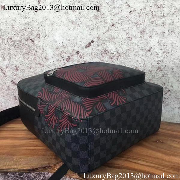 Louis Vuitton Damier Graphite Canvas JOSH N41712 Red