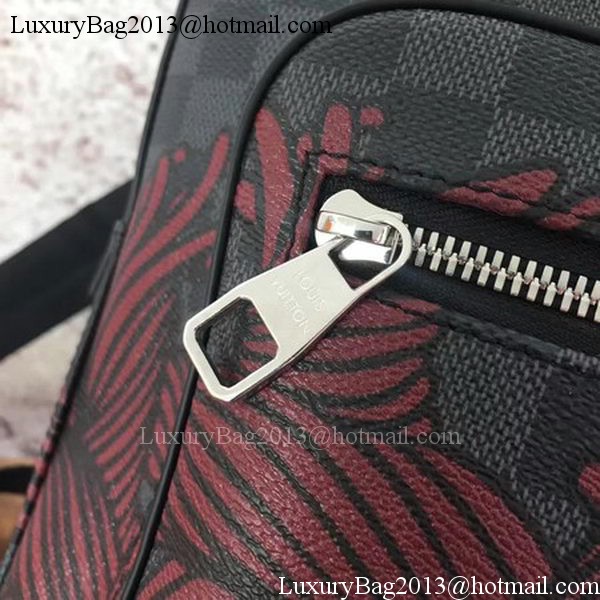 Louis Vuitton Damier Graphite Canvas JOSH N41712 Red