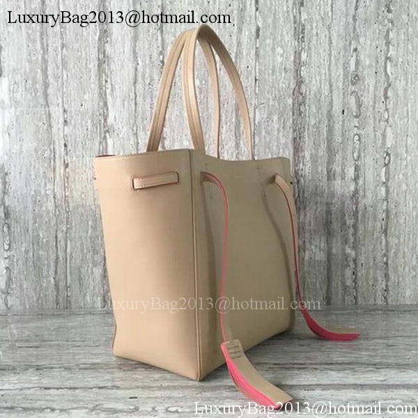 Celine Cabas Phantom Bags Calfskin Leather C2209 Apricot