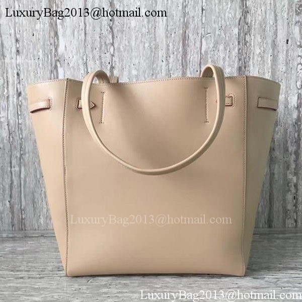 Celine Cabas Phantom Bags Calfskin Leather C2209 Apricot