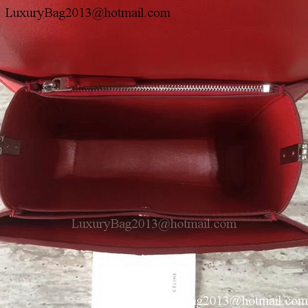 Celine Medium Quilted Shoulder Bag C12290 Red