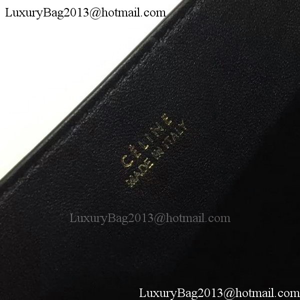 Celine Small Quilted Shoulder Bag C12291 Black