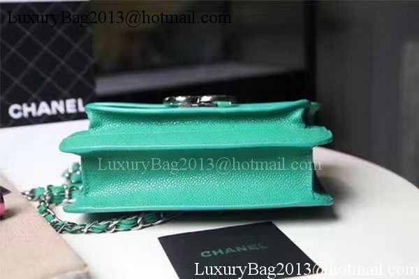 Chanel Flap Shoulder Bag Sheepskin Leather CHA606 Green