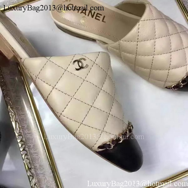 Chanel Sandal Leather CH2085 Apricot